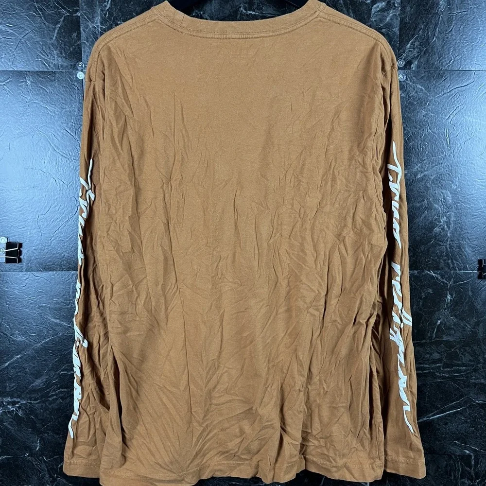 True Religion Men's Orange Sleeve Shirt Large